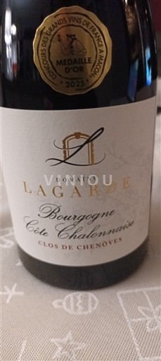 Borgogna Borgogna-Costa-Chalonnais Domaine Lagarde Clos de Chenoves 2023