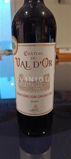 Burdeos Saint-Émilion Gran Cru Grand Cru Château Val d'Or 2020