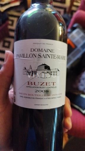 Tây Nam Buzet Domaine Pavillon Sainte-Marie 2008