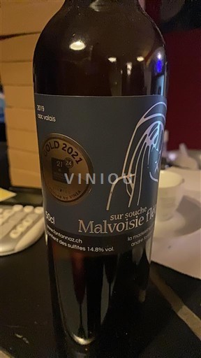 Wallis Vétroz Grand Cru La Madelaine André Fontannaz Et Filles Malvoisie flétrie 2019