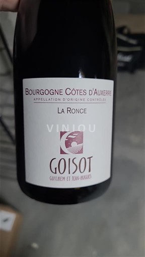Bourgogne Bourgogne Côtes d'Auxerre Goisot La Ronce 2022