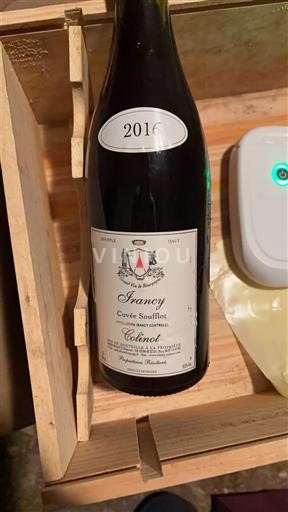 Burgundy Irancy Colinot Soufflot 2016