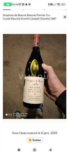 Burgundsko Beaune Premier Cru Hospices de Beaune Maurice Drouhin 1987