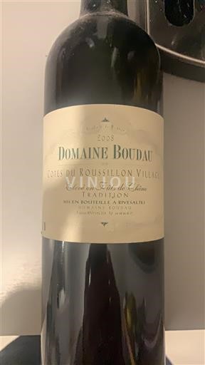 Roussillon Côtes du Roussillon Villages Domaine Boudau Tradition 2008