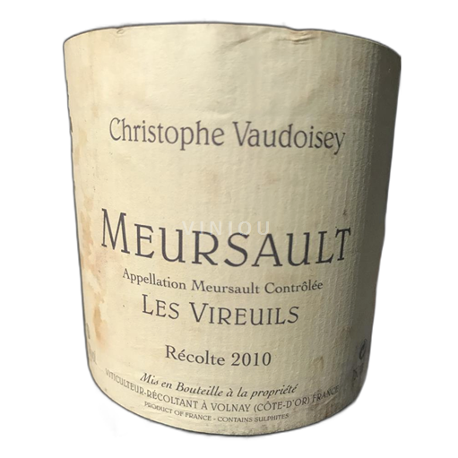 Borgogna Meursault Christophe Vaudoisey Les Vireuils 2010
