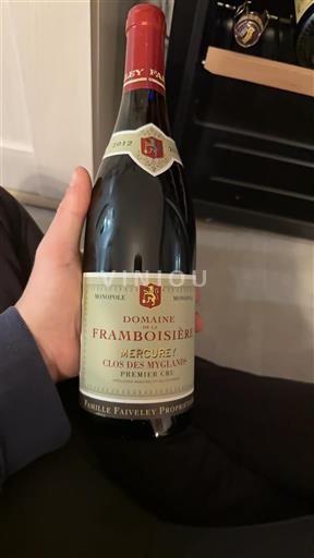 Bourgogne Mercurey Premier Cru Domaine La Framboisière Clos des Myglands 2013