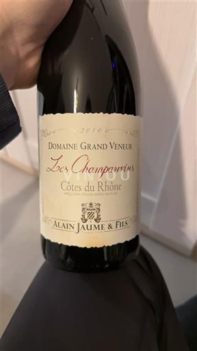 Vallée du Rhône Côtes-du-rhône Domaine Grand Veneur Les Champauvins 2010