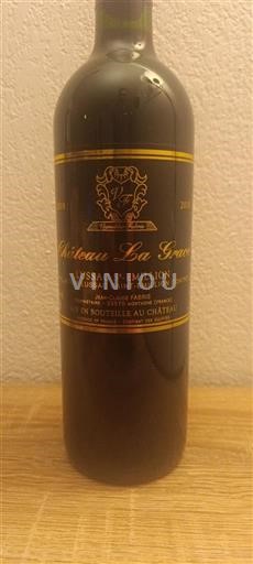 Bordeaux Lussac-saint-émilion Château La Grave 2001