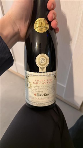 Rhônedalen Côtes-du-Rhône-Villages Cave de Chusclan Héritages 2016