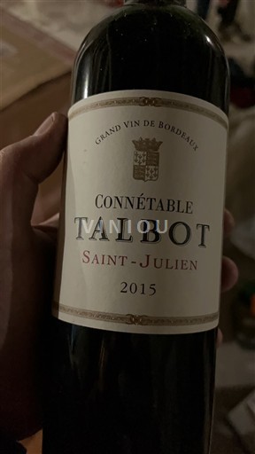 Bordeaux Saint-Julien Château Talbot Connétable 2015