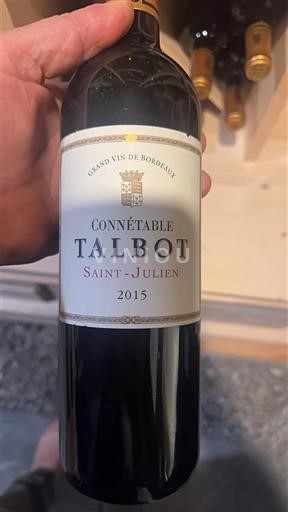 Burdeos Saint-Julien Château Talbot Connétable 2015