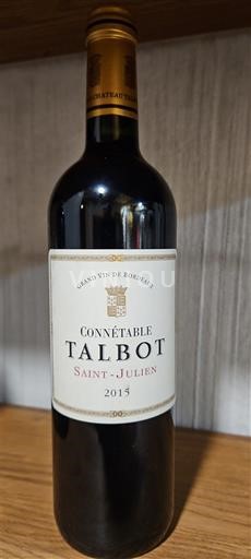 Bordeaux Saint-Julien Château Talbot Connétable 2015