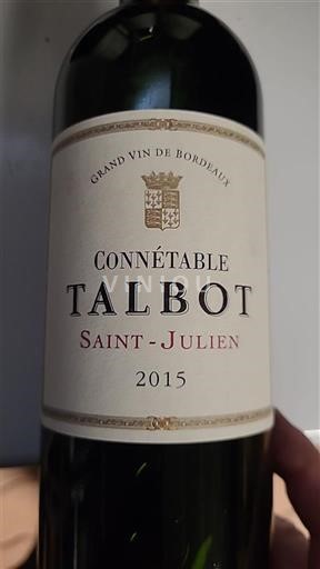 Bordeaux Saint-Julien Château Talbot Connétable 2015