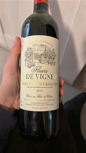 Bordeaux Saint-Émilion Grand Cru Vignobles Bardet Fleurs de Vigne 2015