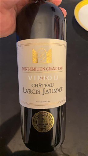 Bordeaux Saint-Émilion Grand Cru Grand Cru Château Larcis Jaumat 2016