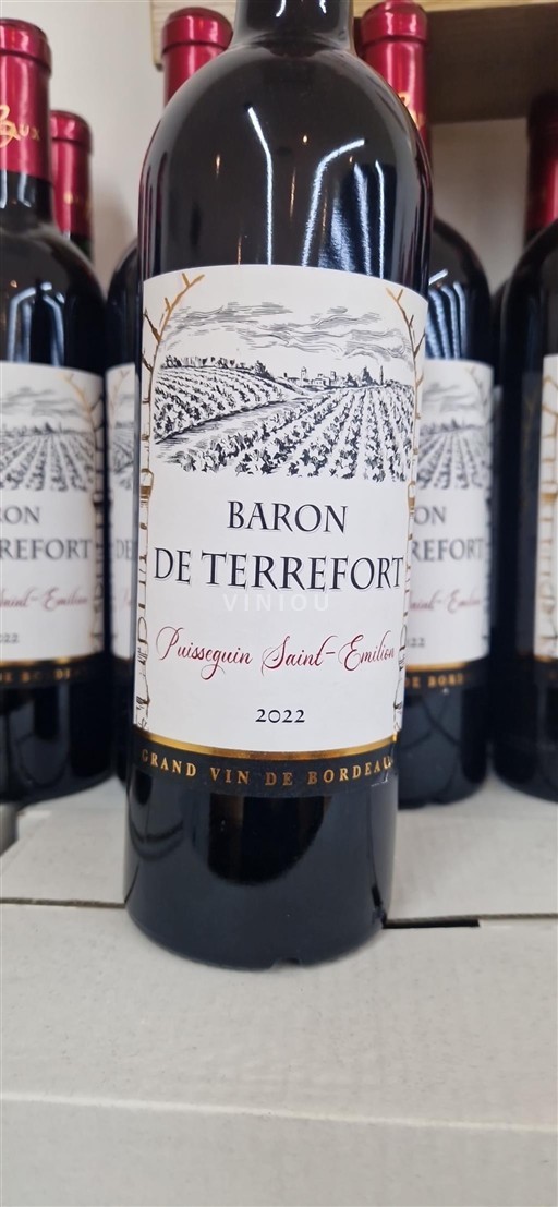 Bordéus Puisseguin-saint-émilion Baron de Terrefort 2022