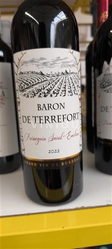 Bordeaux Puisseguin-saint-émilion Baron de Terrefort 2022