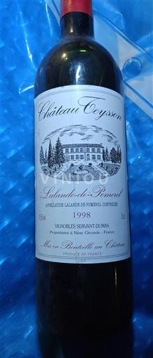 Bordeaux Lalande-de-Pomerol Château Ceyssan 1998