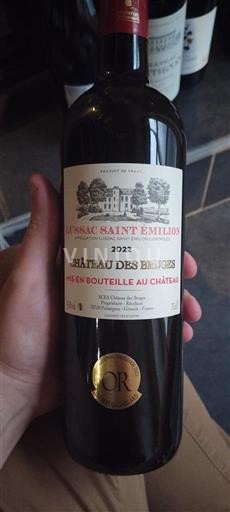 Bordeaux Lussac-Saint-Émilion Château des Bruges 2022