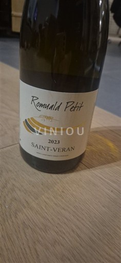 Bourgogne Saint-Véran Romuald Petit 2023