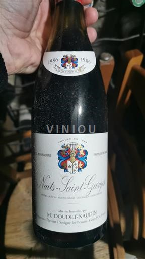 Burgundi Nuits-saint-georges M. Doudet-Naudin 1986