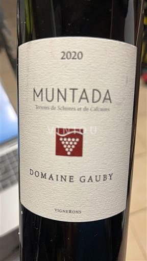 Roussillon Côtes du Roussillon Villages Domaine Gauby Muntada 2020