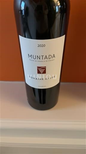 Roussillon Côtes du Roussillon Villages Domaine Gauby Muntada 2020