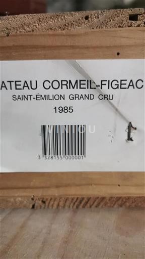 Burdeos Saint-Émilion Gran Cru Grand Cru Château Cormeil-Figeac 1985