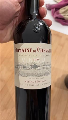 Bordeaux Pessac-Léognan Grand Cru Classé de Graves Domaine Chevalier 2020