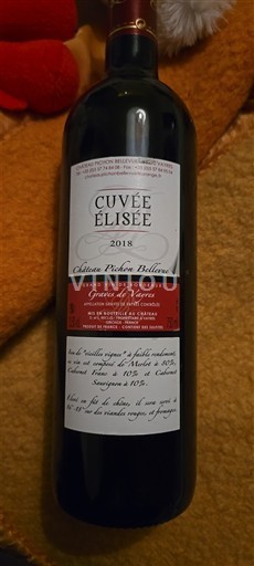 Bordeaux Graves-de-vayres Château Picher Bellevue Élisée 2018
