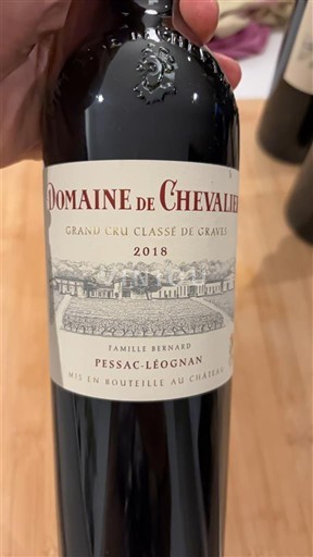 Bordeaux Pessac-Léognan Grand Cru Classé Domaine Chevalier 2018