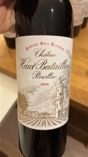 Bordeaux Pauillac Grand Cru Classé Château Haut-Batailley 2020
