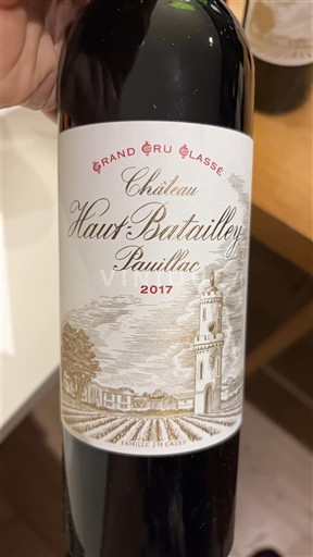 Bordeaux Pauillac Grand Cru Château Haut-Batailley 2017