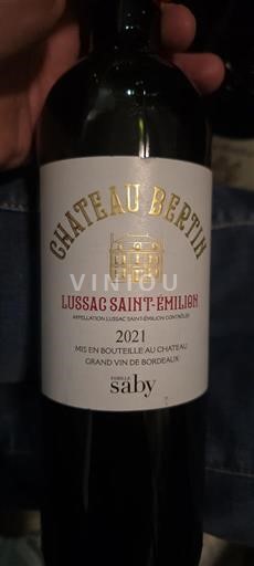 Bordéus Lussac-Saint-Émilion Château Berth 2021