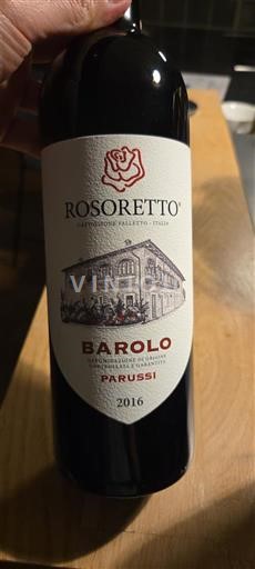 Piemont Barolo Rosoretto Parussi 2016