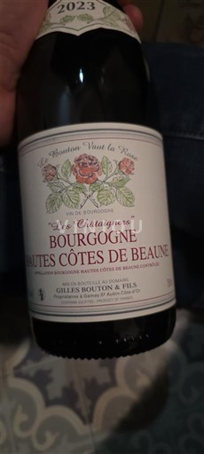 Burgundi Beaunen Ylämaat Gilles Bouton & Fils Les Châtaigners 2023
