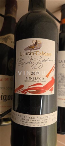 Languedoc Minervois Lauran Cabaret Jadoline 2017