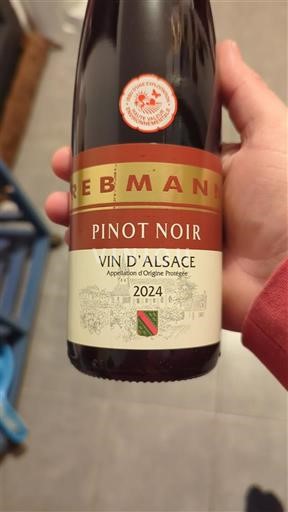 Alsace Pinot noir Rebmann 2024
