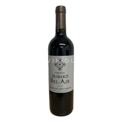 Bordeaux Puisseguin-Saint-Émilion Château Dubard Bel-Air 2016