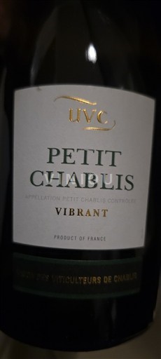 Burgundi Petit-chablis UVC (Union des Viticulteurs de Chablis) Vibrant Ei vuosikertaa