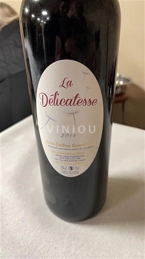 Bordeaux Saint-Émilion Grand Cru Grand Cru La Délicatesse 2014