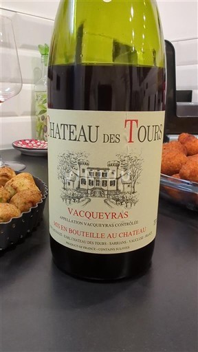 Vallée du Rhône Vacqueyras Château S Tours 2001