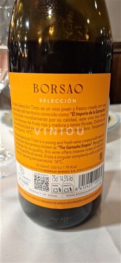 Aragon Campo de Borja Borsao Selección 2024