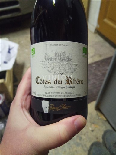 Rhône-dalen Côtes-du-Rhône Pierre Chanau 2020