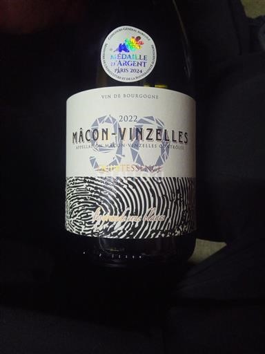 Burgundi Mâcon ja Mâcon-kylät Domaine Des Chênes Rouges Quintessence 2022