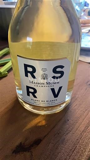 Champaña Champán Maison Mumm RSRV Blanc de Blancs Sin añada