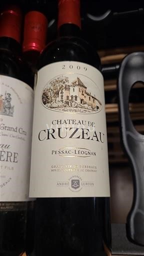 Bordeaux Pessac-Léognan Château Cruzeau 2009