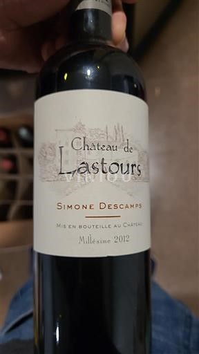Languedoc Corbières Château Lastours Simone Descamps 2012