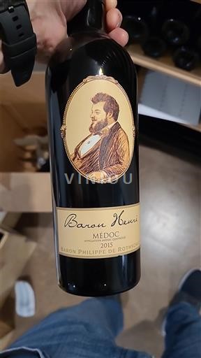 Bordeaux Médoc Baron Philippe de Rothschild Baron Henri 2015