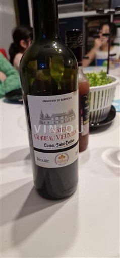 Bordéus Lussac-Saint-Émilion Château Guibeau Vieux Lartigue 2020